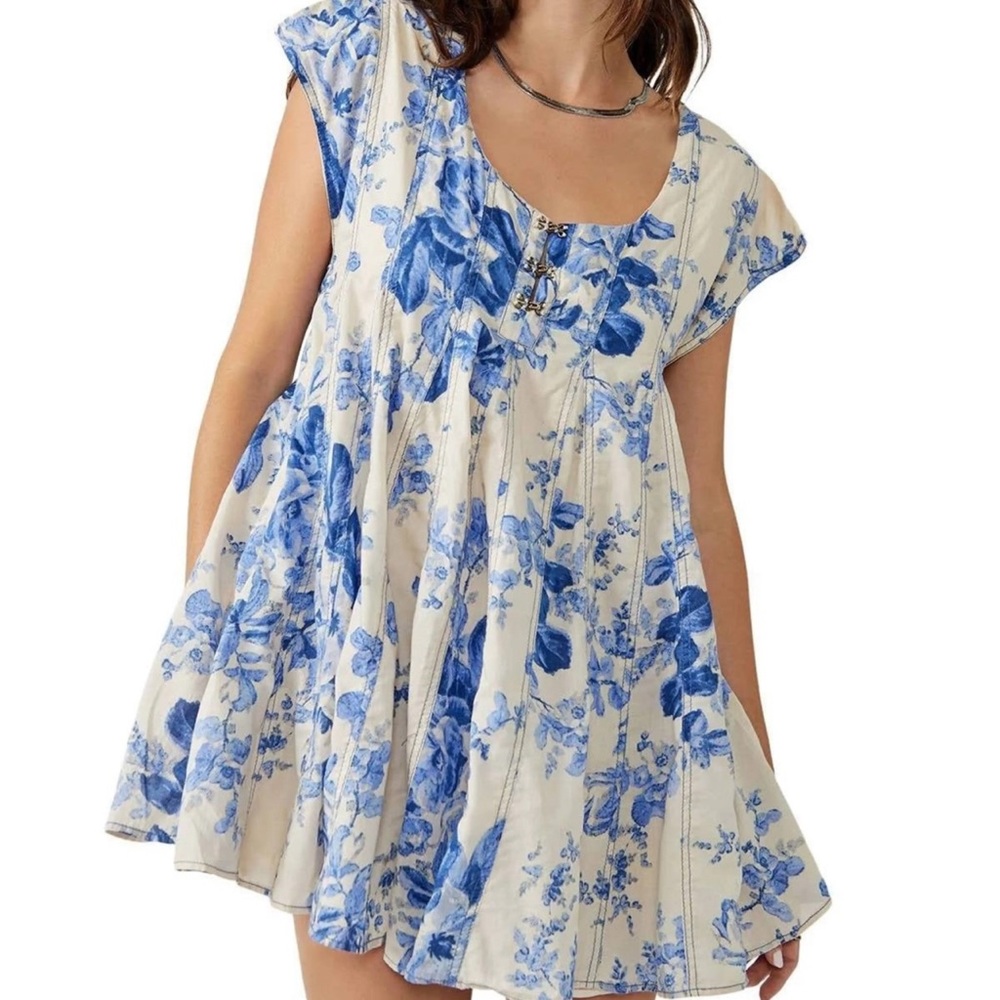 FREE PEOPLE sully floral mini dress